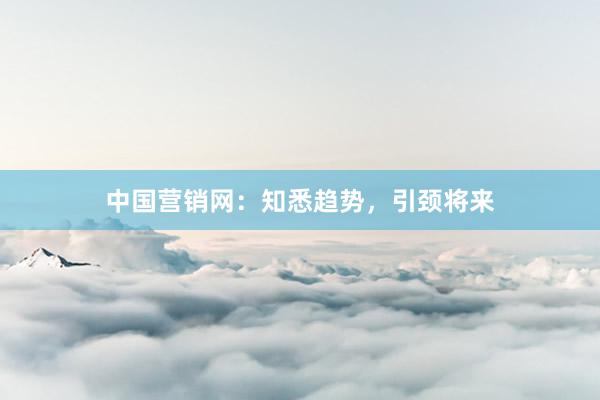 中国营销网：知悉趋势，引颈将来